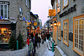 Petit-Champlain Street In Quartier Petit-Champlain, Quebec City, Quebec