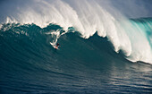 'Surfers at 'Jaws'; Maui, Hawaii, United States of America'