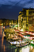 'Grand Canal From Rialto Bridge At Dusk; Venice, Italy'