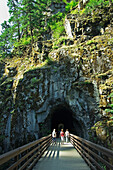 'Othello-Quintentte Tunnels Walking Trail In Coquihalla Canyon Provincial Park; Hope, British Columbia, Canada'