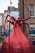 The saint patrick's day parade, dublin, ireland