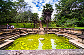 Bathing Pool (Kumara Pokuna) of Parakramabahu's Royal Palace, Polonnaruwa, UNESCO World Heritage Site, Cultural Triangle, Sri Lanka, Asia