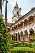 Cloister, San Francisco Church and Convent, Quito, UNESCO World Heritage Site, Pichincha Province, Ecuador, South America