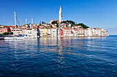 Old town and the cathedral of St. Euphemia, Rovinj, Istria, Croatia, Adriatic, Europe