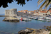 Harbour. Old Town, UNESCO World Heritage Site, Dubrovnik, Dalmatia, Croatia, Europe