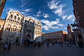 Saint-George the martyr's minster, in the middle of Ferrara, Emilia Romagna