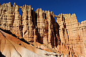 WALL OF WINDOWS, SANDSTONE FORMATIONS, BRYCE CANYON NATIONAL PARK, UTAH, USA