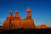 SANDSTONE FORMATIONS IN GOBLIN VALLEY STATE PARK, UTAH, USA