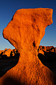 SANDSTONE FORMATIONS IN GOBLIN VALLEY STATE PARK, UTAH, USA