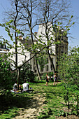 France, Paris, 18th district, District of The Mound Montmartre, Public Garden