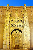 Tarn. Albi. St. Cecilia's Cathedral at dusk. View of the canopy.