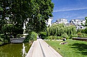 'France, Paris 12th district, Parc de Bercy, the ''Romantic garden'''