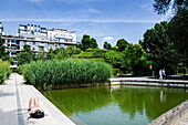 'France, Paris 12th district, Parc de Bercy, the ''Romantic garden'''