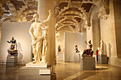 Greek sculptures. Salle du Manège. The Louvre museum. Paris. France.