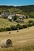 France, Lozère village Rouveret on the Causse Mejean.