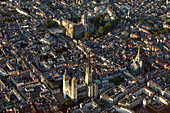 France, Seine-Maritime (76), Rouen Golden City, city of art and history, (aerial view)