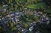 France, Eure (27), Lyons-la-Foret, Labeled Village The Most Beautiful Villages of France (aerial view)