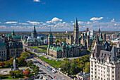 Canada, Ottawa City, Parliament Hill, Skyline