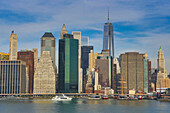 USA, New York City, Manhattan Skyline, Downtown
