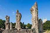 England, East Anglia, Bury St.Edmunds, The Abbey Ruins