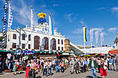 Germany, Baveria, Munich, Oktoberfest, Hofbrauhaus Beer Tent