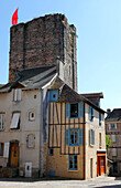 France, Limousin, Haute Vienne (87), Saint Yrieix la Perche, Plo tower
