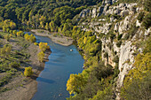 France, Gard (30), Gorges du Gardon, Belvedere Castellas of St. Anastasia, labeled Grand Site of France