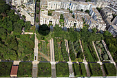 France, Paris, Aeral view, Andre Citroen park