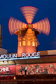'Moulin Rouge at dusk; Paris, France'