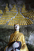 'Buddhist statue in Saddar cave close to Hpa-An; Kayin State, Burma'