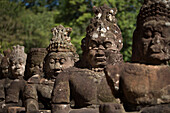 Stone Statues, City Of Angkor Wat, Northwestern Cambodia