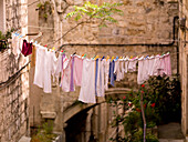 Laundry Drying On The Line
