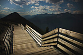 'Banff, Alberta, Canada; A Boardwalk On A Mountain'