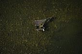 'Edmonton, Alberta, Canada; A Shopping Cart In The River'