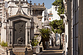 'Buenos Aires, Argentina; Tombs And Mausoleums In Recoleta Cemetery'