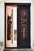 'Ornate Doorway Of Mandarin Oriental Dhara Dhevi Hotel; Chiang Mai, Thailand'