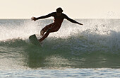 'Wakeboarding; Los Lances Beach Tarifa Spain'