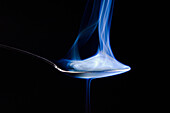 Smoke Rising From A Spoon