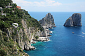 'Capri, Italy; Sea Stacks'