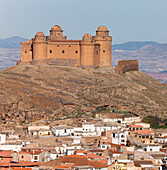 'La Calahorra, Granada Province, Spain; 16Th Century Castle Above Village'