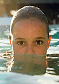 Girl Swimming In The Water