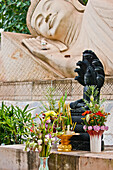 'A Shrine To A Reclining Buddha; Cambodia'