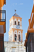 'Steeple Of Nuestra Senor De La Encarnacion Church; Marbella, Malaga Province, Costa Del Sol, Spain'