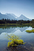 Spillway Lake, Mt Wintour And Gap Mtn, Peter Lougheed Prov. Park, Kananaskis Country, Alberta, Canada