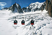 Cable Car Of Heilbroner Between France And Italy, Chamonix, France