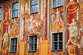 'Colourful Facade Of An Old House; Bamberg, Bavaria, Germany'