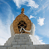 'Stone structure at the sera monastery;Lhasa xizang china'