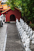 'Confucius statues at a shrine;Nagasaki japan'