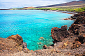 'A view of la perouse bay with clear water and coral;Maui hawaii united states of america'