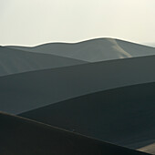 Desert landscape with slopes of sand